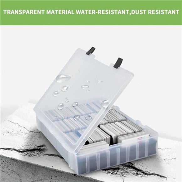 Large Trading Card Storage Box Case Holder, C.A.H MTG Deck Organizer - Picture 3 of 7